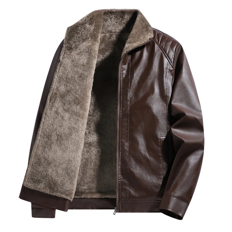 Roadster Fleece-Lined Biker Jacket