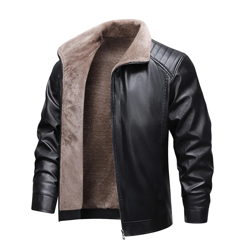 Roadster Fleece-Lined Biker Jacket