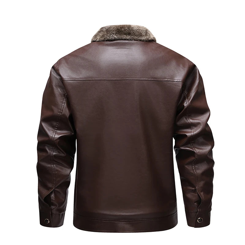 Roadster Fleece-Lined Biker Jacket