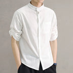 Cove Stand-Collar Shirt