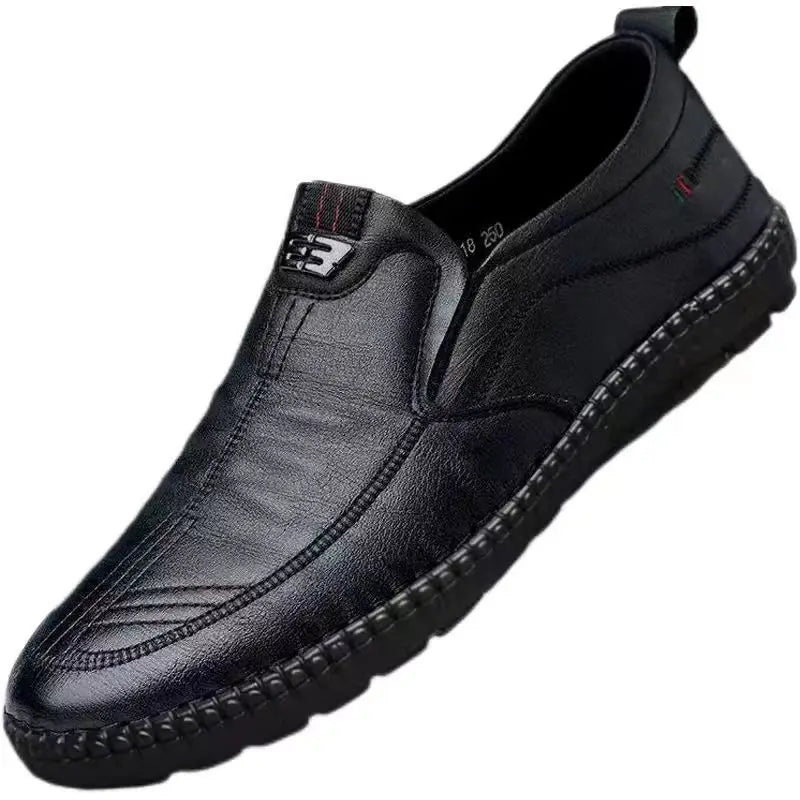 City Leather-Look Loafers