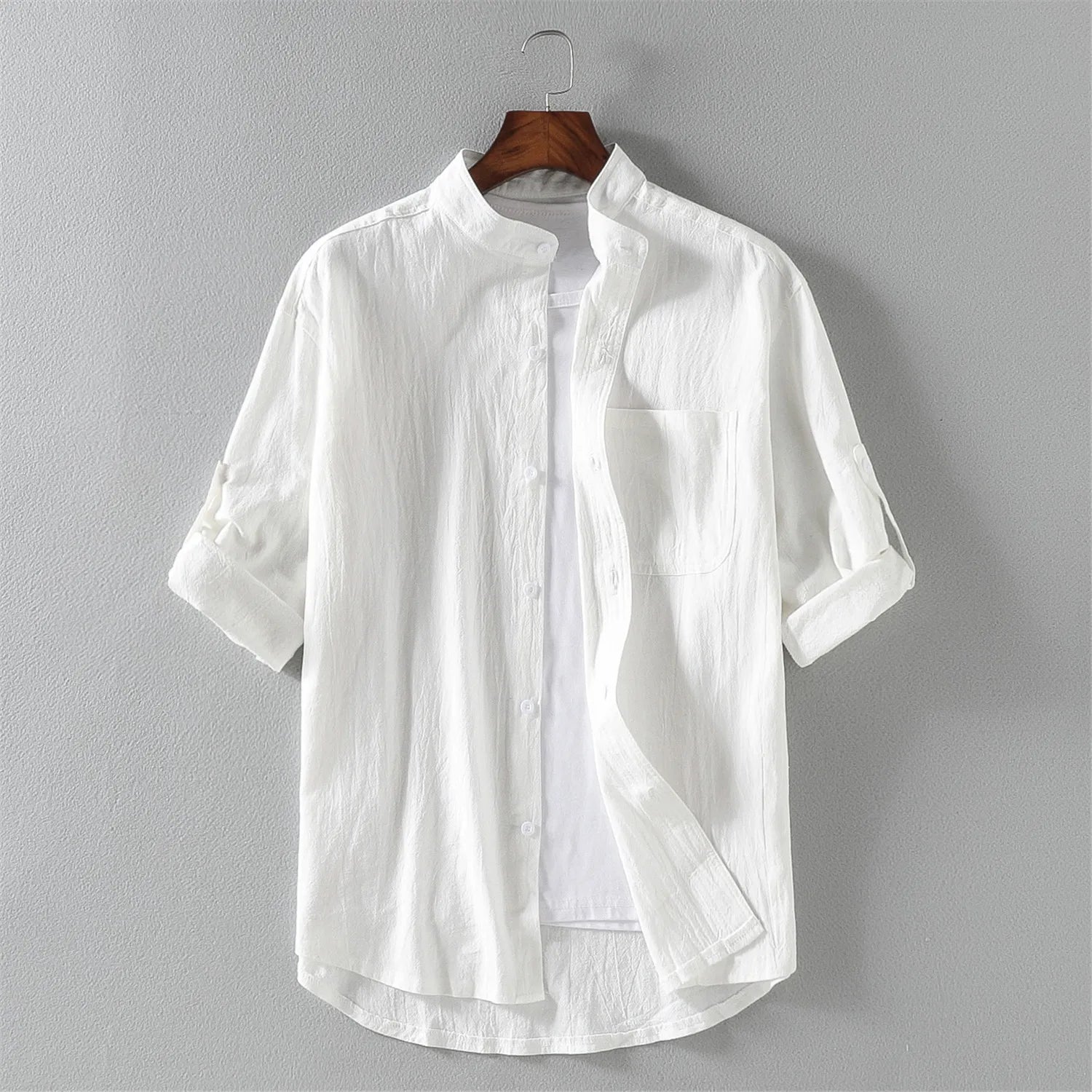 Cove Stand-Collar Shirt