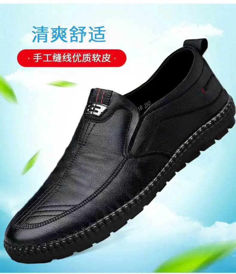 City Leather-Look Loafers