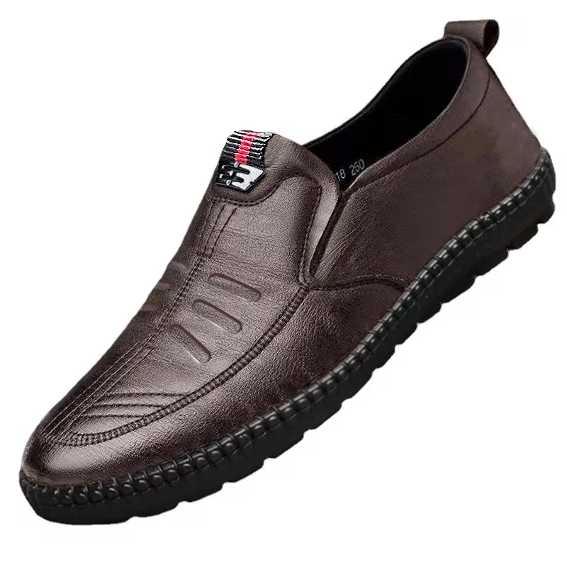 City Leather-Look Loafers