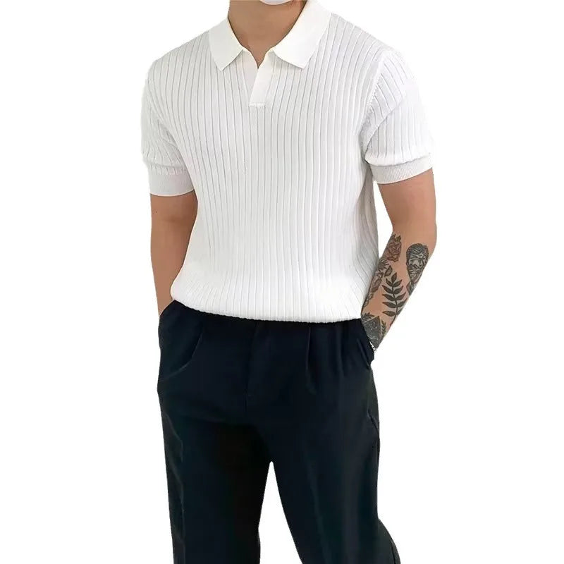 Fairway Open-Collar Polo